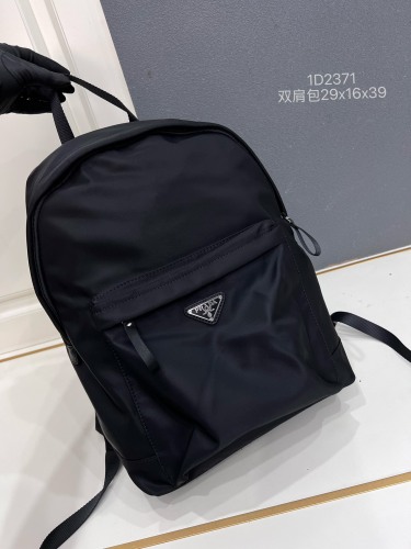 Prada Classic Triangle Logo Nylon Backpack Size: 29 x 39 x 16 CM