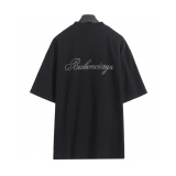Balenciaga 2026 Spring/Summer Washed Lettering T-Shirt With Paillettes