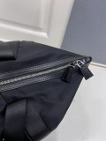 Prada Classic Triangle Logo Nylon Travel Bag Shoulder Bag Size: 45 x 29 x 25 CM