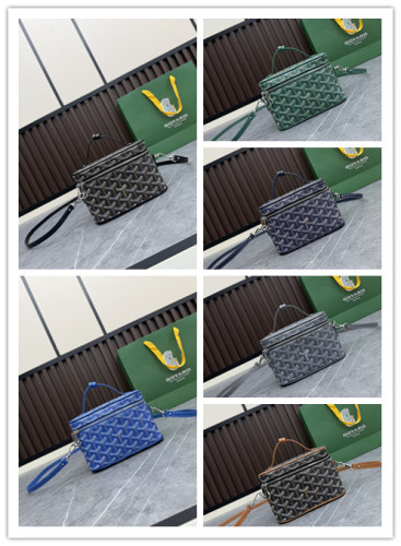 Goyard Fashion Mini Vanity Case Diagonal Cross Bag Size: 16 × 8 × 10 CM