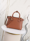 Burberry Fashion The Banner Handbag Versatile Cowhide Crossbody Bag Size: 27 x 20 x 12 CM