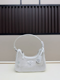 Prada Fashion Mesh Handbag Underarm Bag Size: 24 × 16 × 7 CM