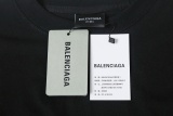 BalenCiaga 𝘽𝘼𝙇𝙀𝙉𝘾𝙄𝘼𝙂𝘼 BLCG 26SS Fuzzy Coke Printed Short Sleeved T-Shirt