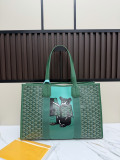 Goyard Unisex Fashion Versatile Casual Large Tote Bag Size: 32 x 15 x 45 CM