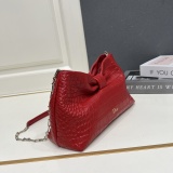 Dior New Fashion Bow Leather Chain Cross Shoulder Bag Size: 26 x 8 x 18 CM