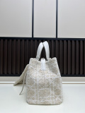 Dior Classic Versatile Checkered Handbag Size: 37 CM