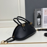 Balenciaga 2026 Classic Leather Shell Bag Handbag Crossbody Bag Size: 30 x 13 x 16 CM