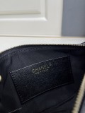 Chanel 26 Classic Double C Logo Chain Bag Moon Tooth Bag Crossbody Bag Size: 15 x 22 x 6 CM