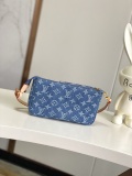 Louis Vuitton Pochette Accessories Cargo Denim Underarm Bag Size: 23.5 x 14 x 3 CM