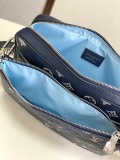 Louis Vuitton Fashion Trio Postman Bag Crossbody Bag Size: 25 x18.5 x7CM