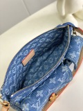 Louis Vuitton Pochette Accessories Cargo Denim Underarm Bag Size: 23.5 x 14 x 3 CM