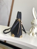 Louis Vuitton Classic Alma Trunk Shell Bag Handbag Crossbody Bag Size: 24 x 18 x 12 CM