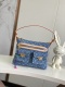 Louis Vuitton Retro Fashion Baggy Denim Shoulder Bag Underarm Bag Size: 30 x 22 x 13 CM