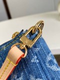 Louis Vuitton Pochette Accessories Cargo Denim Underarm Bag Size: 23.5 x 14 x 3 CM