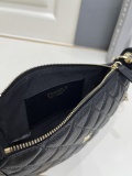 Chanel 26 Classic Double C Logo Chain Bag Moon Tooth Bag Crossbody Bag Size: 15 x 22 x 6 CM