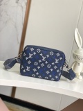 Louis Vuitton Fashion Trio Postman Bag Crossbody Bag Size: 25 x18.5 x7CM