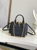 Louis Vuitton Classic Alma Trunk Shell Bag Handbag Crossbody Bag Size: 24 x 18 x 12 CM