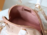Louis Vuitton Alma Shell Bag Handbag Crossbody Bag Size: 17.5 x 11.5 x 23.5 CM