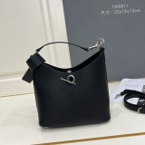 Balenciaga Classic Versatile Leather Bucket Bag Crossbody Bag Size: 25 x 18 x 13 CM
