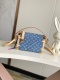 Louis Vuitton Fashion Side Trunk Denim Denim Handbag Crossbody Bag Size: 23.5 x 16 x 8.5 CM