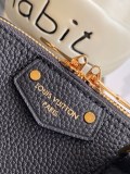 Louis Vuitton Classic Alma Trunk Shell Bag Handbag Crossbody Bag Size: 24 x 18 x 12 CM