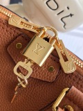 Louis Vuitton Classic Alma Trunk Shell Bag Handbag Crossbody Bag Size: 24 x 18 x 12 CM