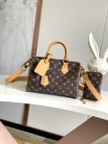 Louis Vuitton Speedy Bandoulière 25 Leather Handbag Crossbody Bag