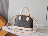 Louis Vuitton Alma Shell Bag Diagonal Span Bag Size: 23.5 x 17.5 x 11.5 CM