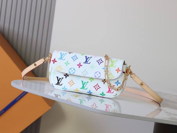 Louis Vuitton Wallet On Chain Ivy Handbag Crossbody Bag Size: 23.5 x 12 x 4.3 CM