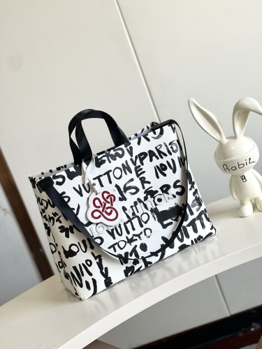 Louis Vuitton Fashion Shopper Tote Shoulder Bag Size: 40 x 32 x 16 CM