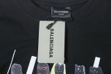 𝘽𝘼𝙇𝙀𝙉𝘾𝙄𝘼𝙂𝘼 BLCG 26SS Castle Washed Hole Make Old Short Sleeved T-Shirt