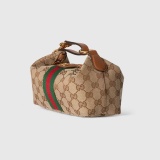Gucci Classic Vintage Boston Bag Crossbody Bag Size: 19 x 10 x 9 CM