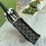 Gucci Retro GG Canvas Mini Tote Bag Shoulder Bag Size: 26.5 x 15 x 5.5 CM