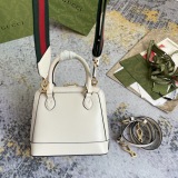 Gucci x Adidas Horsebit 1955 Mini Shell Bag Crossbody Bag Size: 20 x 19.5 x 7.5 CM
