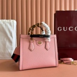 Gucci Fashion GG Bamboo Tote Bag Crossbody Bag Size: 27 x 24 x 11 CM