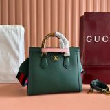 Gucci Fashion GG Bamboo Tote Bag Crossbody Bag Size: 27 x 24 x 11 CM