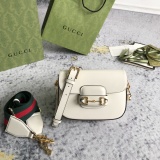 Gucci Fashion Polo Buckle Flip Shoulder Bag Size: 20.5 x 14.5 x 5 CM