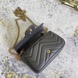 Gucci Classic GG Flip Chain Bag Small Square Bag Size: 16.5 x 10 x 5 CM
