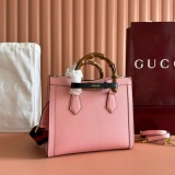 Gucci Fashion GG Bamboo Tote Bag Crossbody Bag Size: 27 x 24 x 11 CM
