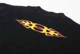 BLCG 26SS Double Ring Flame Washed Hole Short Sleeve T-Shirt