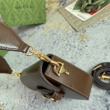 Gucci Fashion Polo Buckle Flip Shoulder Bag Size: 20.5 x 14.5 x 5 CM