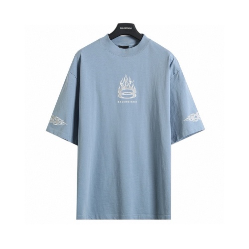 BLCG 26SS Double Ring Flame Washed Hole Short Sleeve T-Shirt