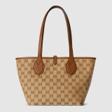 Gucci Classic Double Sided Tote Bag Shoulder Bag Size: 21x 18.5 x 16 CM