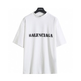 BLCG 26SS Blurred Letter Printed Short Sleeved T-Shirt