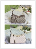 Gucci Fashion GG Canvas Underarm Bag Handbag Size: 25 x 15 x 6.5 CM