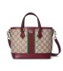 Gucci Classic Red Green Ribbon Tote Bag Crossbody Bag Size: 22.5 x 17 x 11 CM