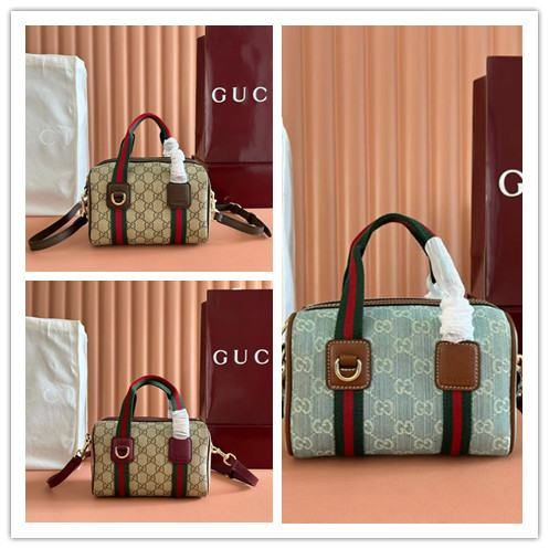 Gucci Retro GG Mini Boston Bag Crossbody Bag Size: 20 x 13 x 13 CM