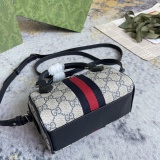 Gucci Retro GG Mini Boston Bag Handbag Size: 16.5 x 10 x 9 CM