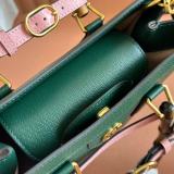 Gucci Fashion GG Bamboo Tote Bag Crossbody Bag Size: 27 x 24 x 11 CM