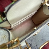 Gucci Fashion GG Bamboo Mini Tote Bag Crossbody Bag Size: 15.5 x 19.5 x 6 CM